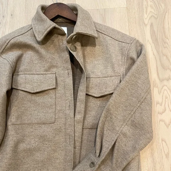 Taupe Shacket - Picture 2 of 5